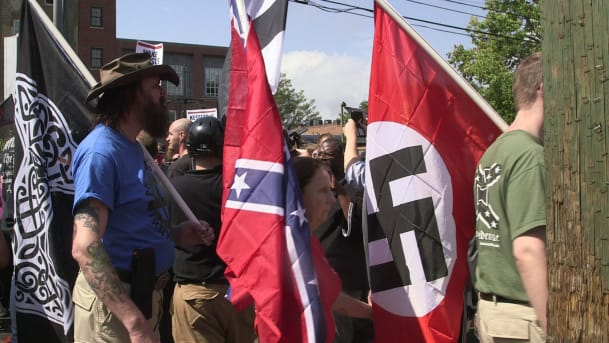 Trump's base - Confederate Nazi white supremacists Blank Meme Template