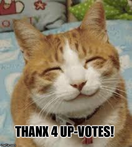 LOUD_VOICE | THANX 4 UP-VOTES! | image tagged in loud_voice | made w/ Imgflip meme maker