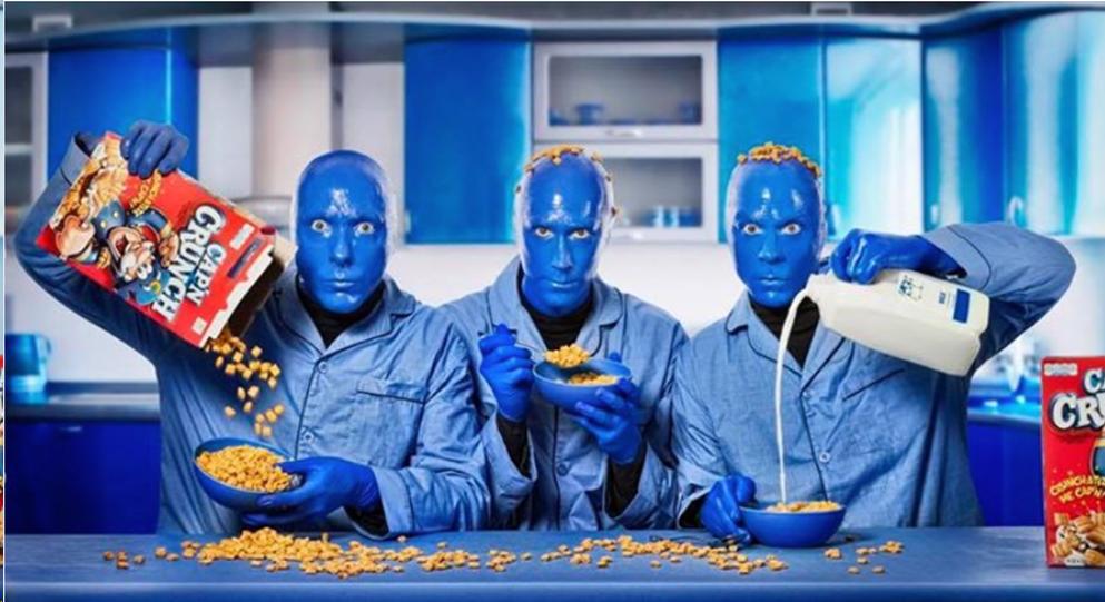Blue Man Group Blank Meme Template