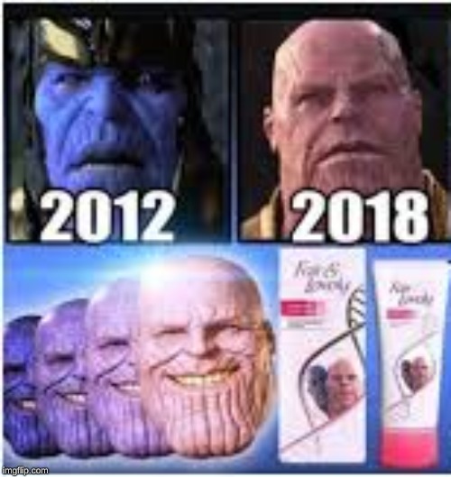 Magical Thanos  cream. | image tagged in memes,thanos | made w/ Imgflip meme maker
