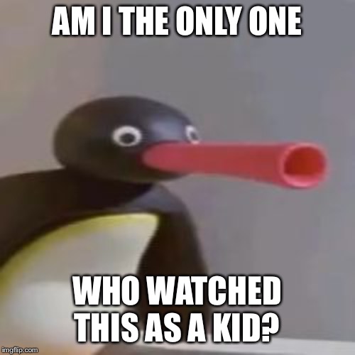 NOOT NOOT | AM I THE ONLY ONE; WHO WATCHED THIS AS A KID? | image tagged in noot noot | made w/ Imgflip meme maker