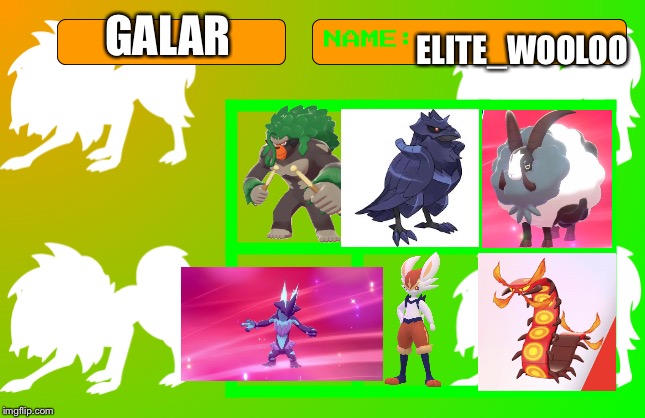 trainer card for wooloo_warriors | GALAR; ELITE_WOOLOO | image tagged in trainer card for wooloo_warriors | made w/ Imgflip meme maker