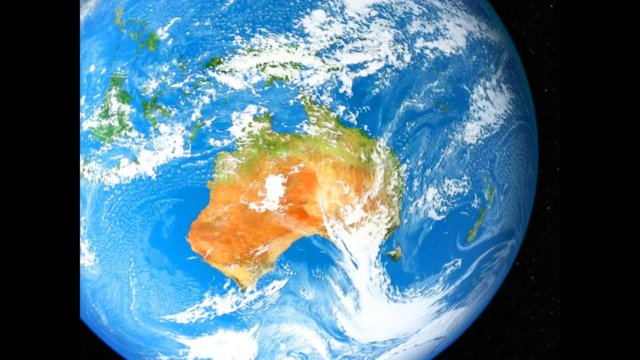 High Quality Earth with Australia global warming Blank Meme Template