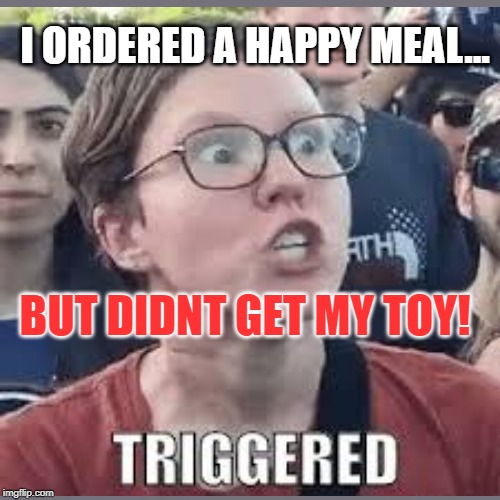 my god son |  I ORDERED A HAPPY MEAL... BUT DIDNT GET MY TOY! | image tagged in mc hammer | made w/ Imgflip meme maker