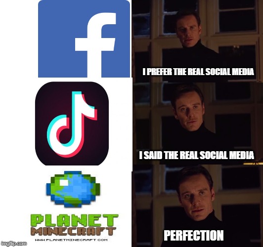 perfection | I PREFER THE REAL SOCIAL MEDIA; I SAID THE REAL SOCIAL MEDIA; PERFECTION | image tagged in perfection | made w/ Imgflip meme maker