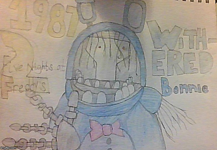 Withered Bonnie FNaF2 | made w/ Imgflip meme maker