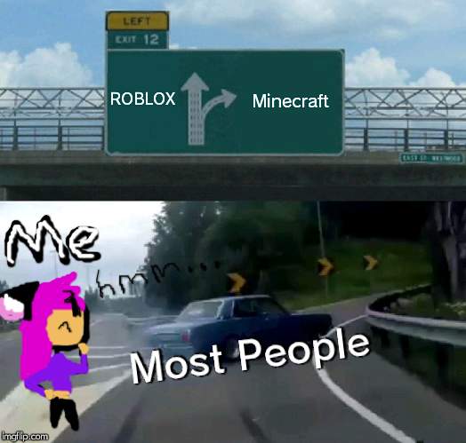 Which Game Prt 1 | ROBLOX; Minecraft; Most People | image tagged in memes | made w/ Imgflip meme maker