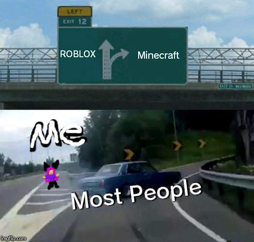 Which Game Prt 2 | ROBLOX; Minecraft; Most People | image tagged in memes | made w/ Imgflip meme maker