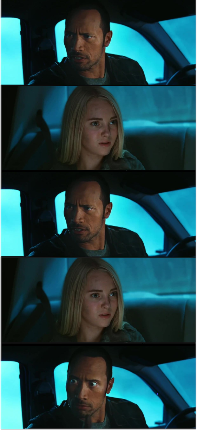High Quality The Rock Driving: Nocturnal Dialogue Extended #1 Blank Meme Template