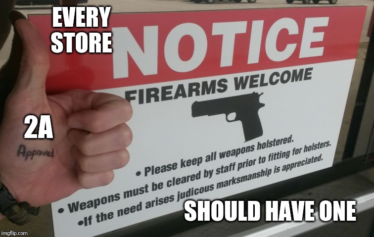 Definitely Not Starbucks |  EVERY STORE; SHOULD HAVE ONE | image tagged in 2a approved,concealed carry,armed society is a polite society | made w/ Imgflip meme maker