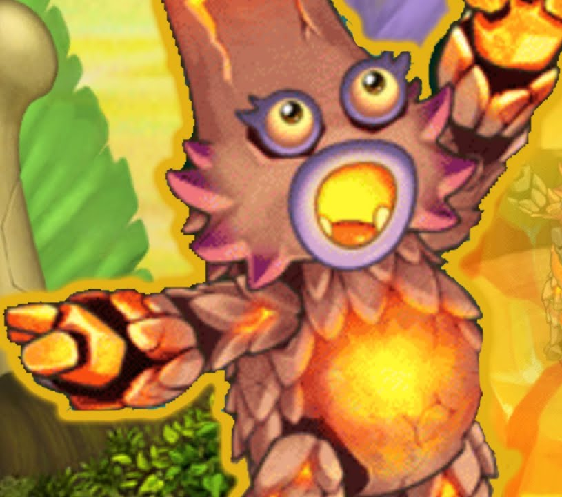 Triggered Kanya my singing monsters Blank Meme Template