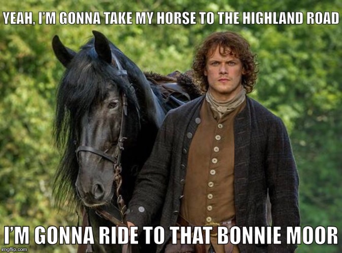 Old Town Road Outlander style | image tagged in outlander | made w/ Imgflip meme maker