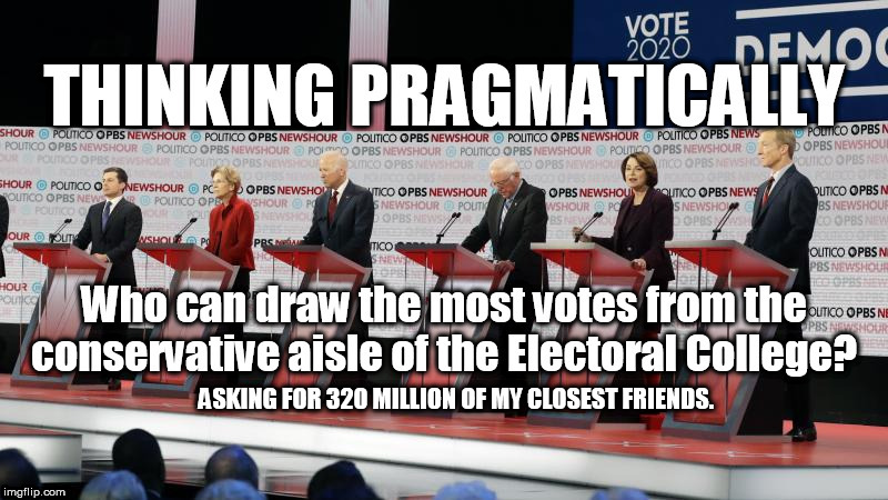 ASKING FOR 320 MILLION OF MY CLOSEST FRIENDS. | image tagged in election 2020,pragmatism | made w/ Imgflip meme maker