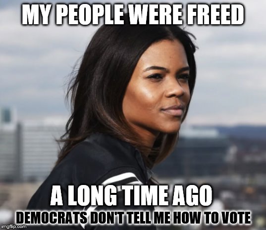 Blacks Against Democrat Oppression! | MY PEOPLE WERE FREED; A LONG TIME AGO; DEMOCRATS DON'T TELL ME HOW TO VOTE | image tagged in serious owens,memes | made w/ Imgflip meme maker