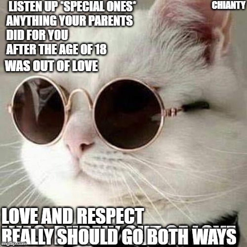 Listen Up | WAS OUT OF LOVE; LOVE AND RESPECT             
REALLY SHOULD GO BOTH WAYS | image tagged in why not both | made w/ Imgflip meme maker