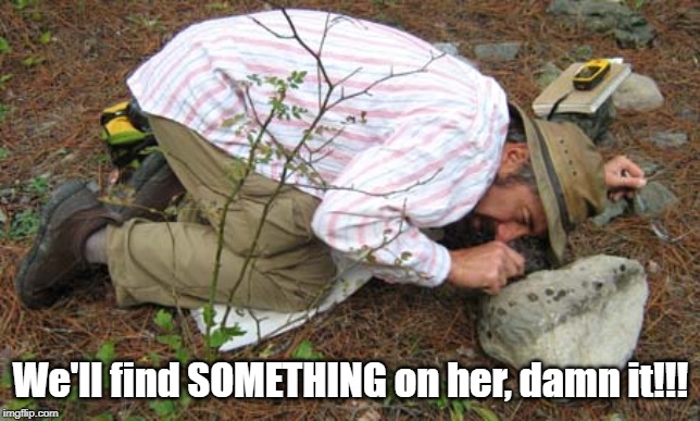 We'll find SOMETHING on her, damn it!!! | made w/ Imgflip meme maker