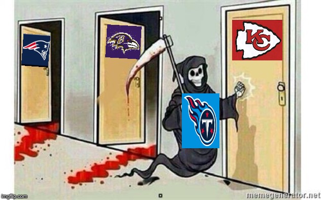 Grim Reaper Knocking Door | image tagged in grim reaper knocking door,Tennesseetitans | made w/ Imgflip meme maker