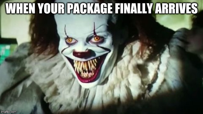 WHEN YOUR PACKAGE FINALLY ARRIVES | made w/ Imgflip meme maker