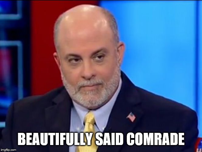 Mark Levin | BEAUTIFULLY SAID COMRADE | image tagged in mark levin | made w/ Imgflip meme maker