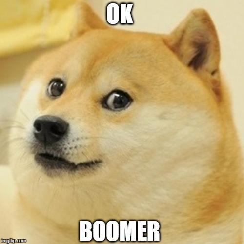 Doge Meme | OK; BOOMER | image tagged in memes,doge | made w/ Imgflip meme maker
