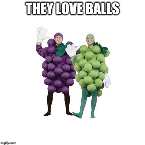 Grapes | THEY LOVE BALLS | image tagged in grapes | made w/ Imgflip meme maker