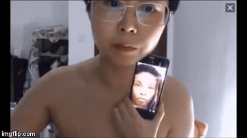 Nerdy Strong Asian Woman wants to Beat Up Black Female Shoplifter | image tagged in gifs,asian,chinese,oriental,nerd,racist | made w/ Imgflip video-to-gif maker