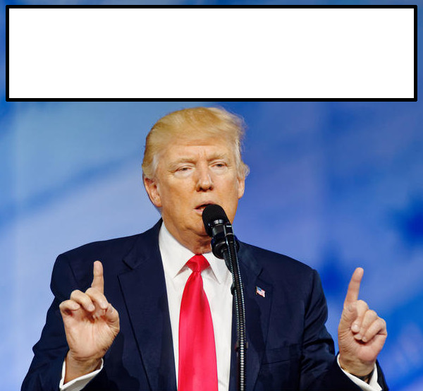 Donald Trump Lying Blank Meme Template