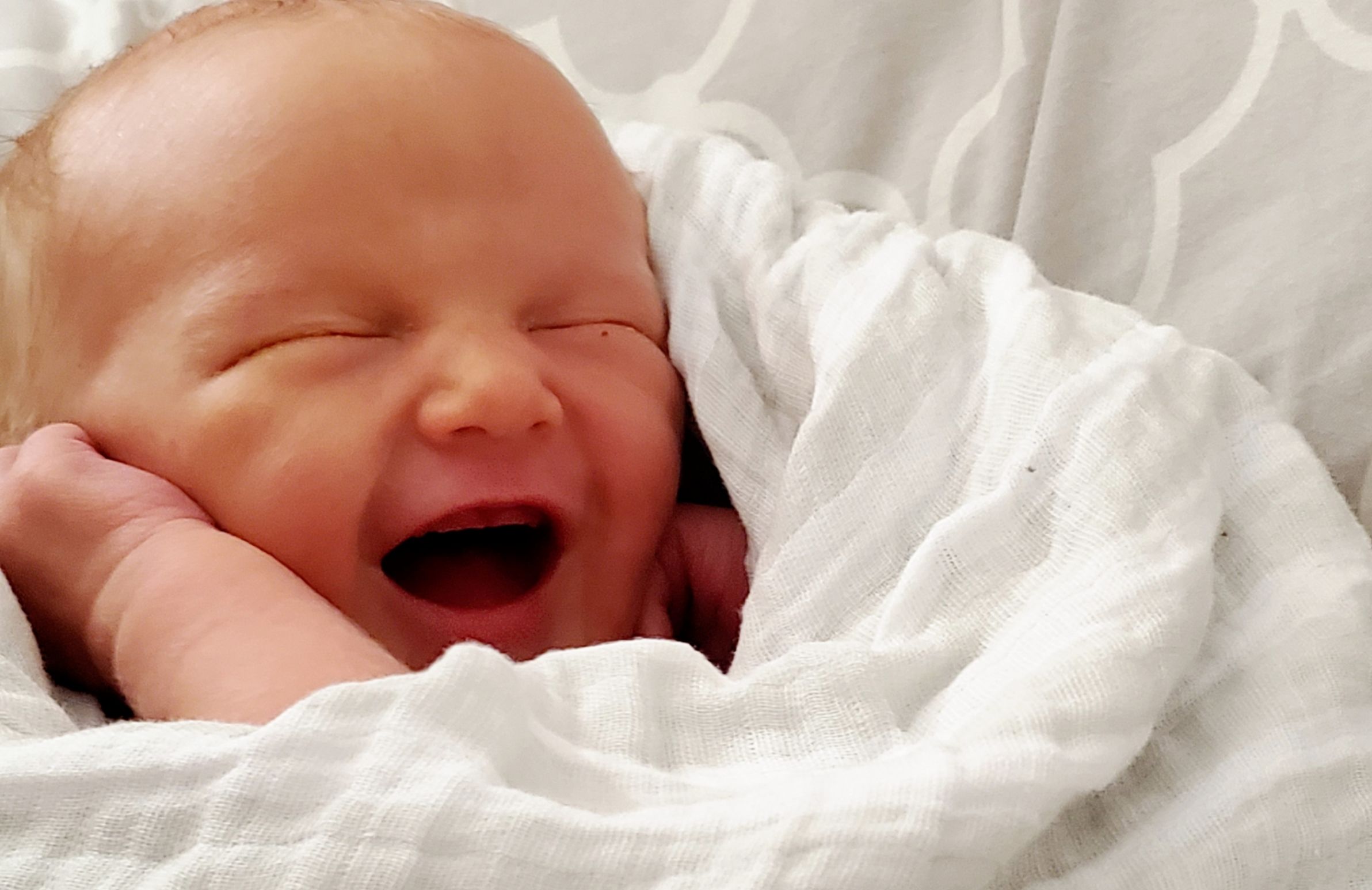 High Quality Laughing baby Blank Meme Template