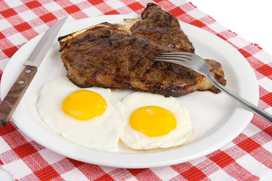 Steak and Eggs Blank Meme Template