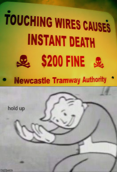 Fallout Hold Up | image tagged in fallout hold up | made w/ Imgflip meme maker