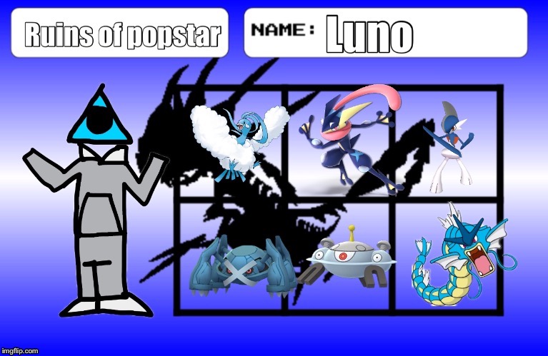 image tagged in luno trainer card | made w/ Imgflip meme maker