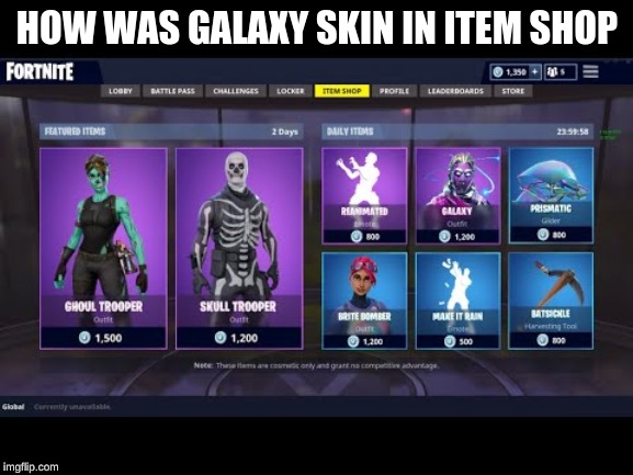 Image ged In Fortnite Item Shop Imgflip