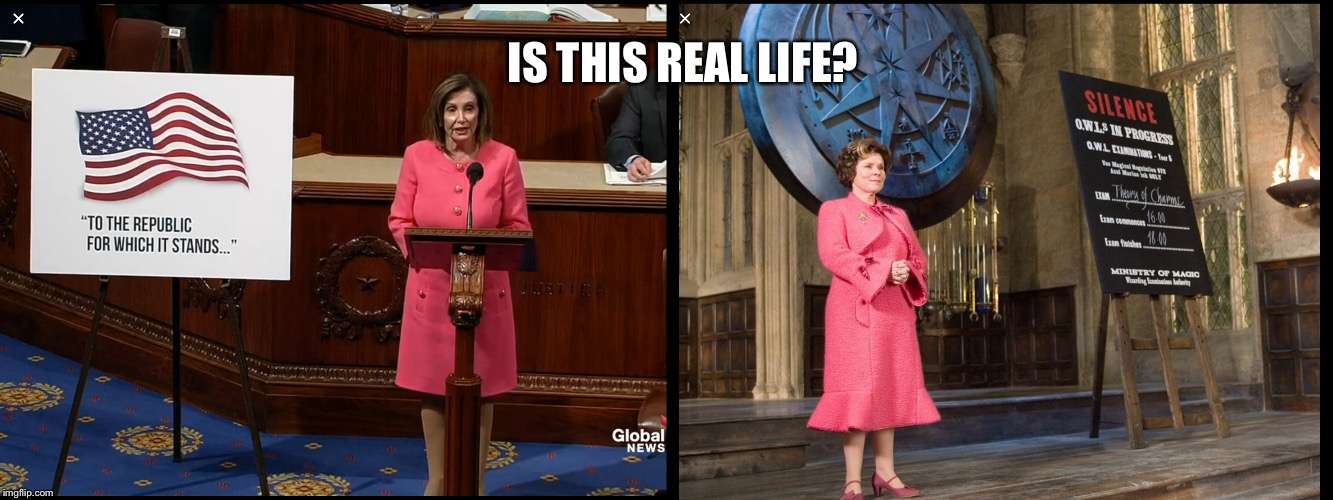 Scary Alike Resemblance | IS THIS REAL LIFE? | image tagged in nancy pelosi,pelosi,impeachment,hoax | made w/ Imgflip meme maker