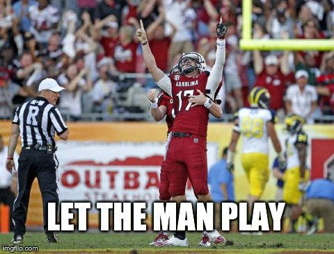 LET THE MAN PLAY | image tagged in let the man play | made w/ Imgflip meme maker