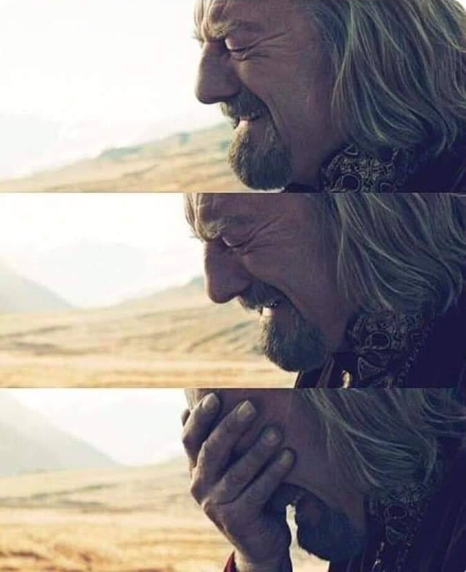 Theoden Crying Blank Meme Template
