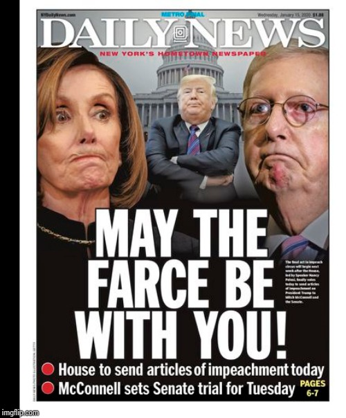 Even the biased Media is giving up on it | image tagged in biased media,impeachment,well yes but actually no,bad pun trump,i'll be back | made w/ Imgflip meme maker