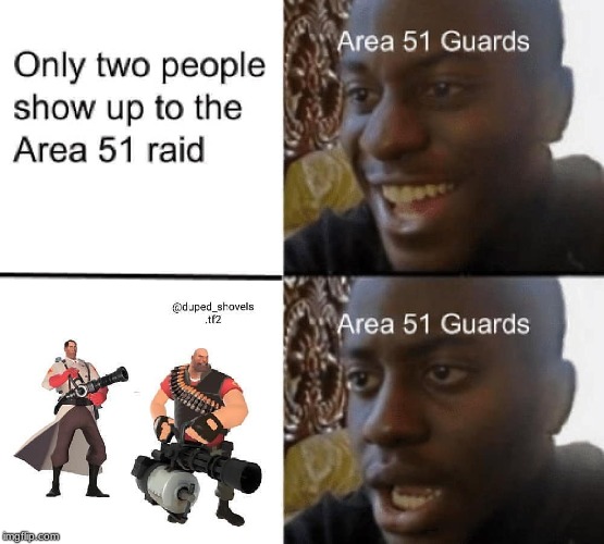 medic and hevy | image tagged in medic,tf2 heavy,tf2,storm area 51 | made w/ Imgflip meme maker