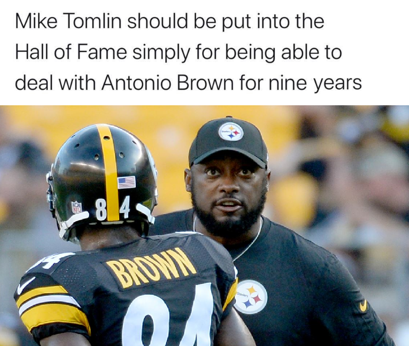 High Quality Tomlin HOF vs Brown Blank Meme Template