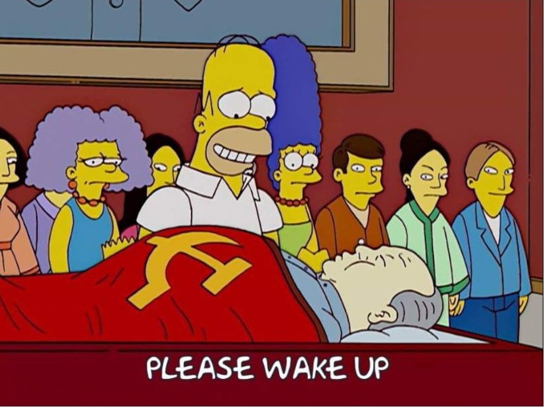 mao simpsons Blank Meme Template