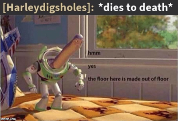 image tagged in hmm yes the floor here is made out of floor | made w/ Imgflip meme maker