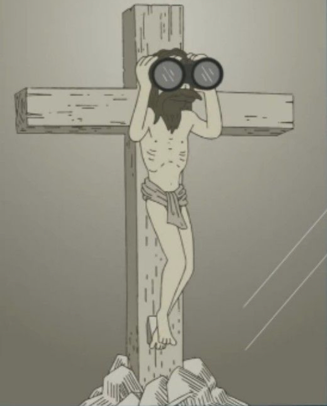 Christ is watching Template.