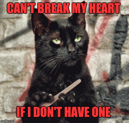 CAN'T BREAK MY HEART IF I DON'T HAVE ONE | made w/ Imgflip meme maker