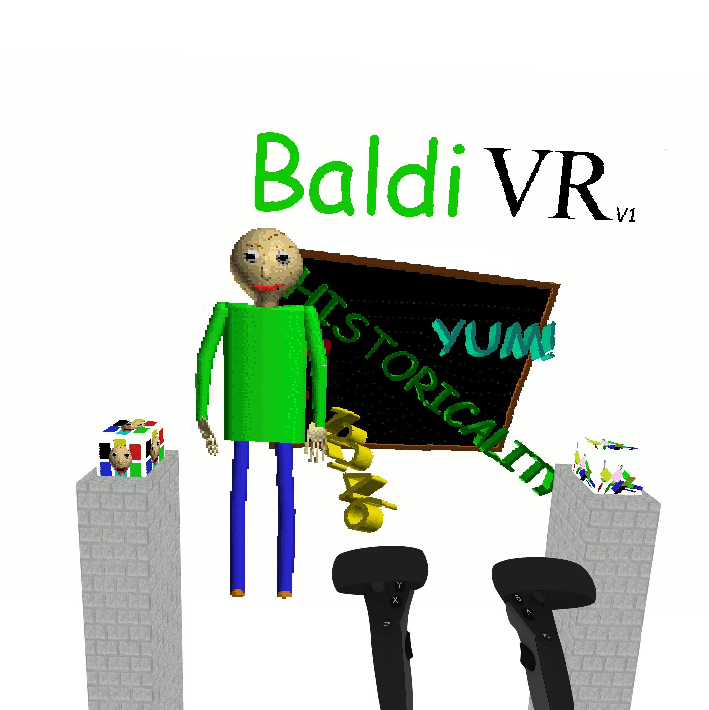 Baldi VR Template Blank Meme Template