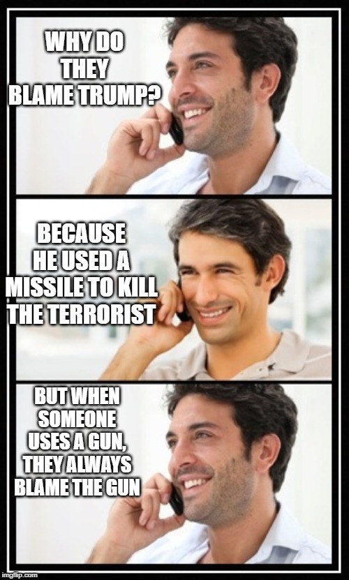 cognitive dissonance? Or just an agenda to denmonize guns? | BUT WHEN SOMEONE USES A GUN, THEY ALWAYS BLAME THE GUN | image tagged in guns,missiles,2a,blaming guns | made w/ Imgflip meme maker