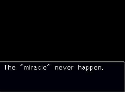 The "miracle" never happen Blank Meme Template