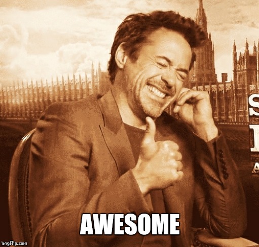laughing | AWESOME | image tagged in laughing | made w/ Imgflip meme maker