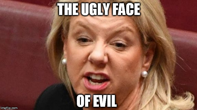 The ugly face of evil | THE UGLY FACE; OF EVIL | image tagged in australia,government corruption,corruption,climate change | made w/ Imgflip meme maker