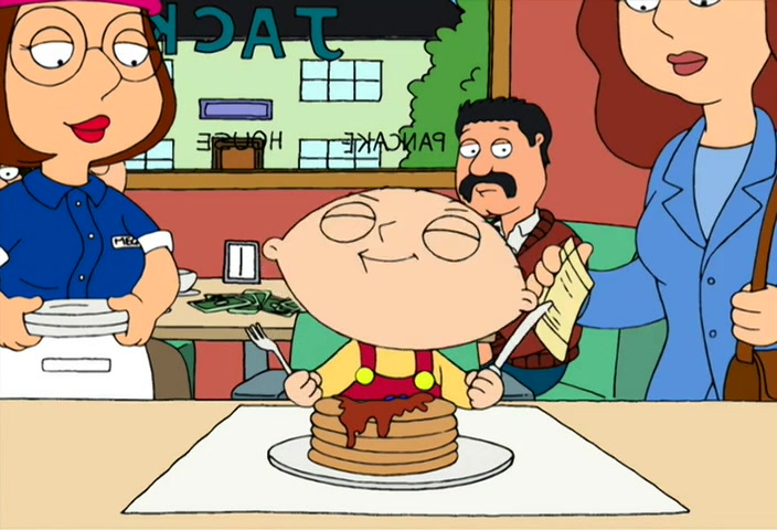 Stewie pancakes Blank Meme Template