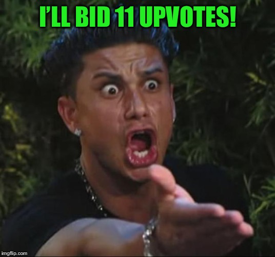 DJ Pauly D Meme | I’LL BID 11 UPVOTES! | image tagged in memes,dj pauly d | made w/ Imgflip meme maker