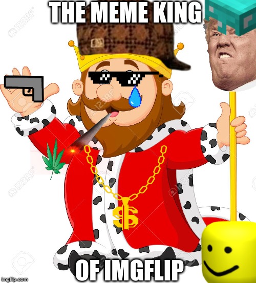the meme king of imgflip | THE MEME KING; OF IMGFLIP | image tagged in funny memes,imgflip users | made w/ Imgflip meme maker
